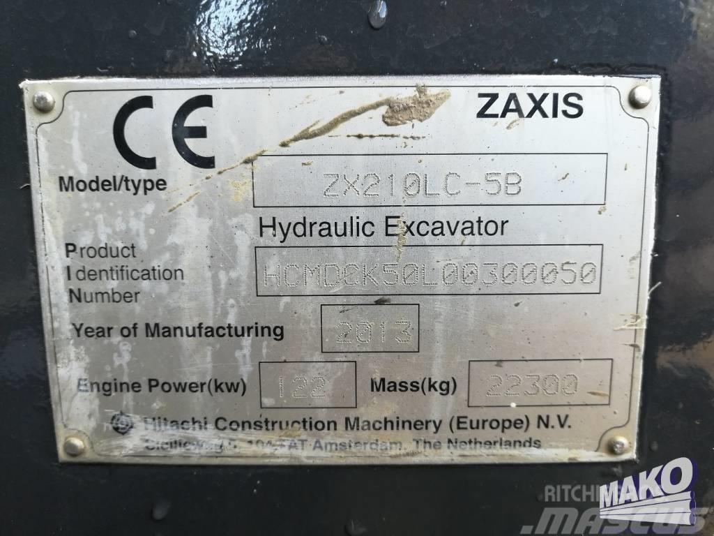 Hitachi ZX 210 LC-5 B Pásová rýpadla
