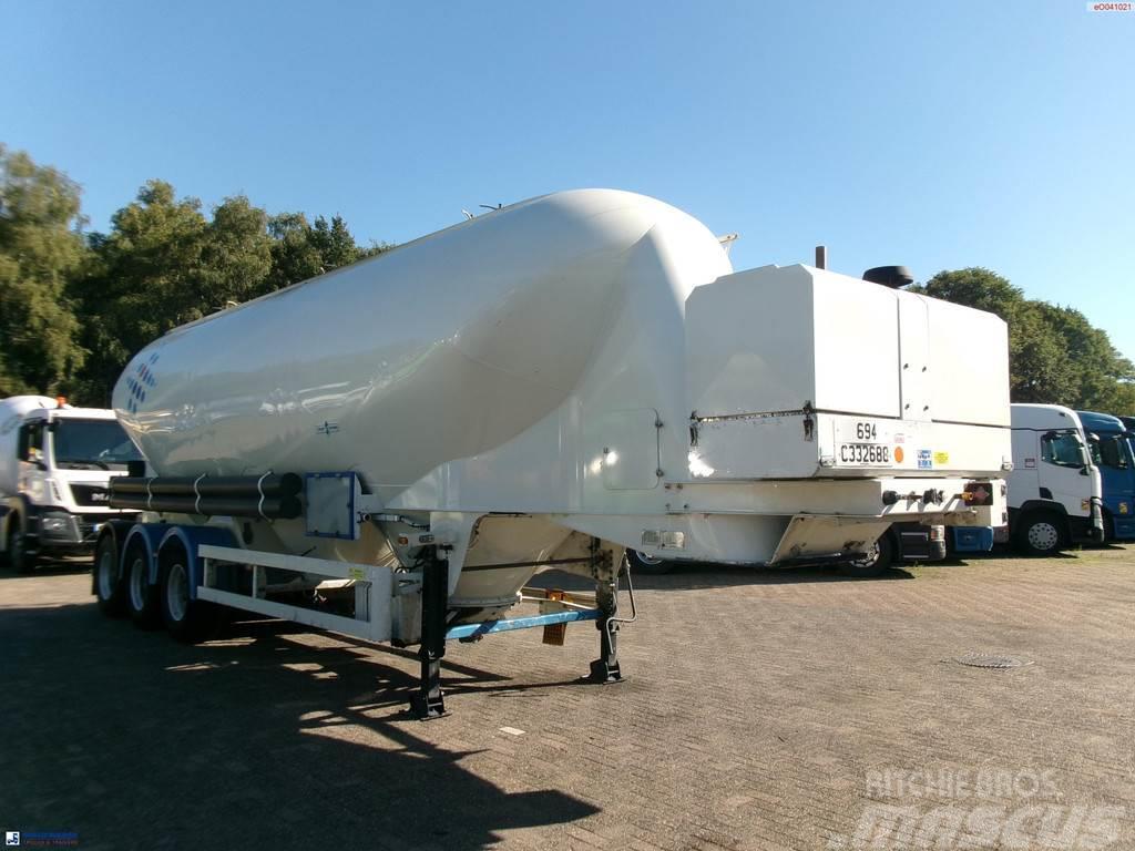 Spitzer Powder tank alu 43 m3 / 1 comp + compressor Cisternové návěsy