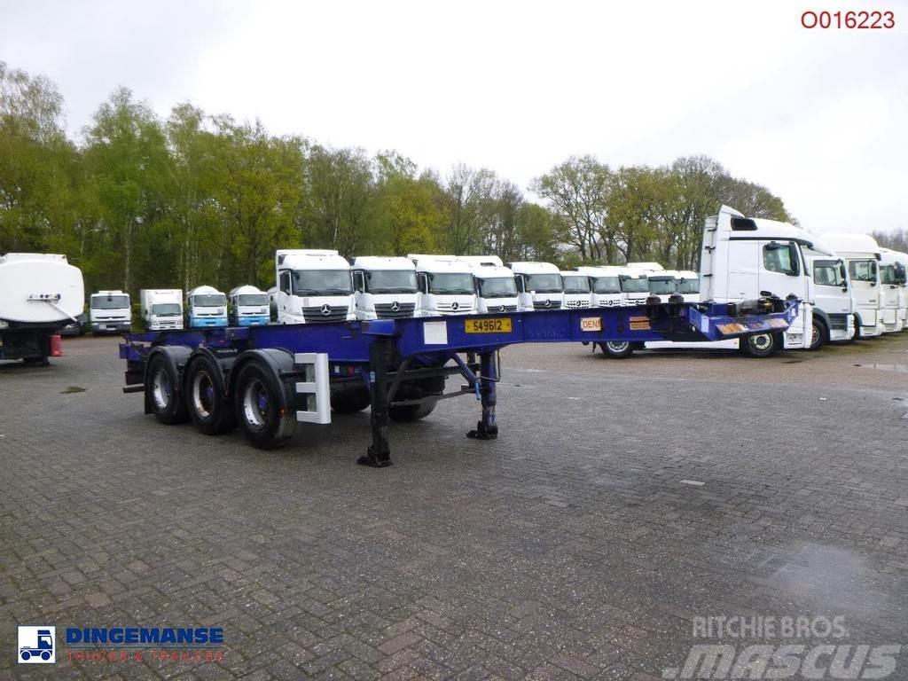 Dennison 3-axle container trailer 20-30-40-45 ft Kontejnerové návěsy