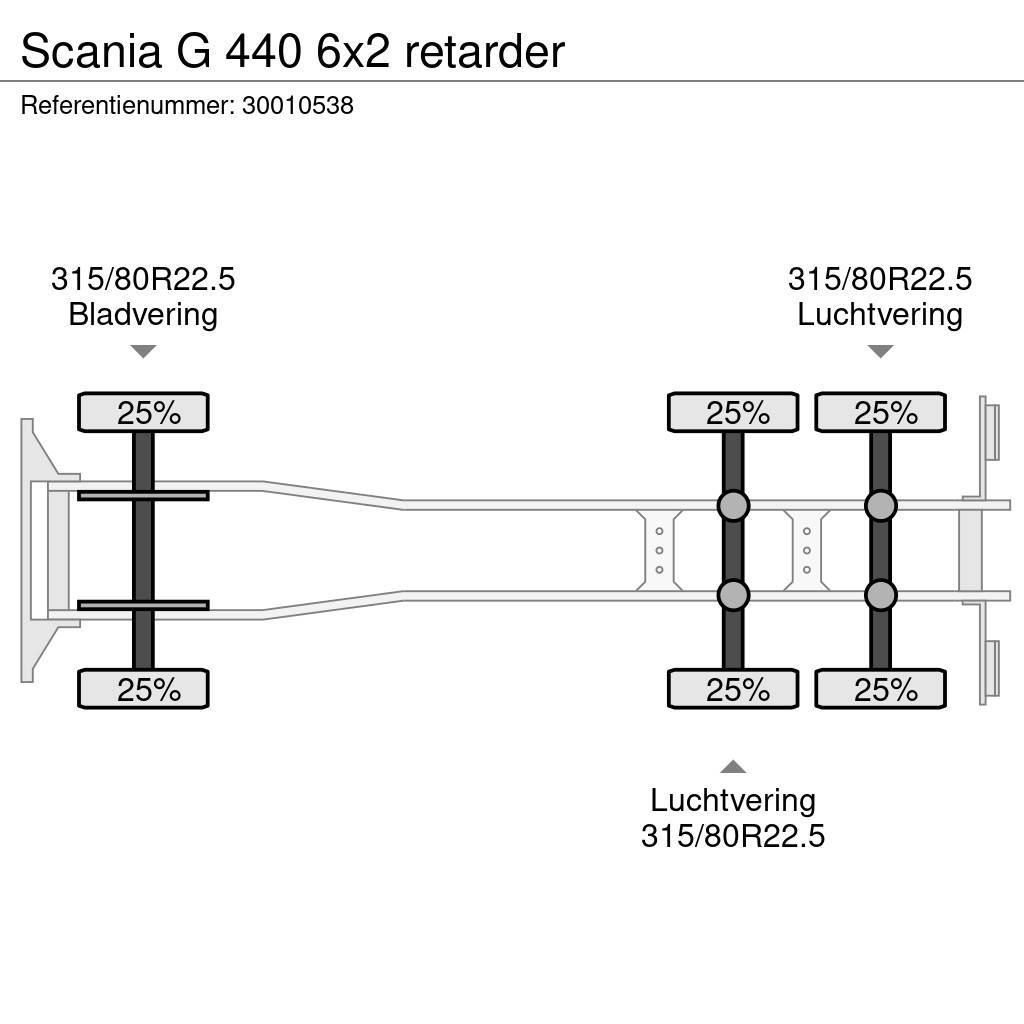 Scania G 440 6x2 retarder Nákladní vozidlo bez nástavby