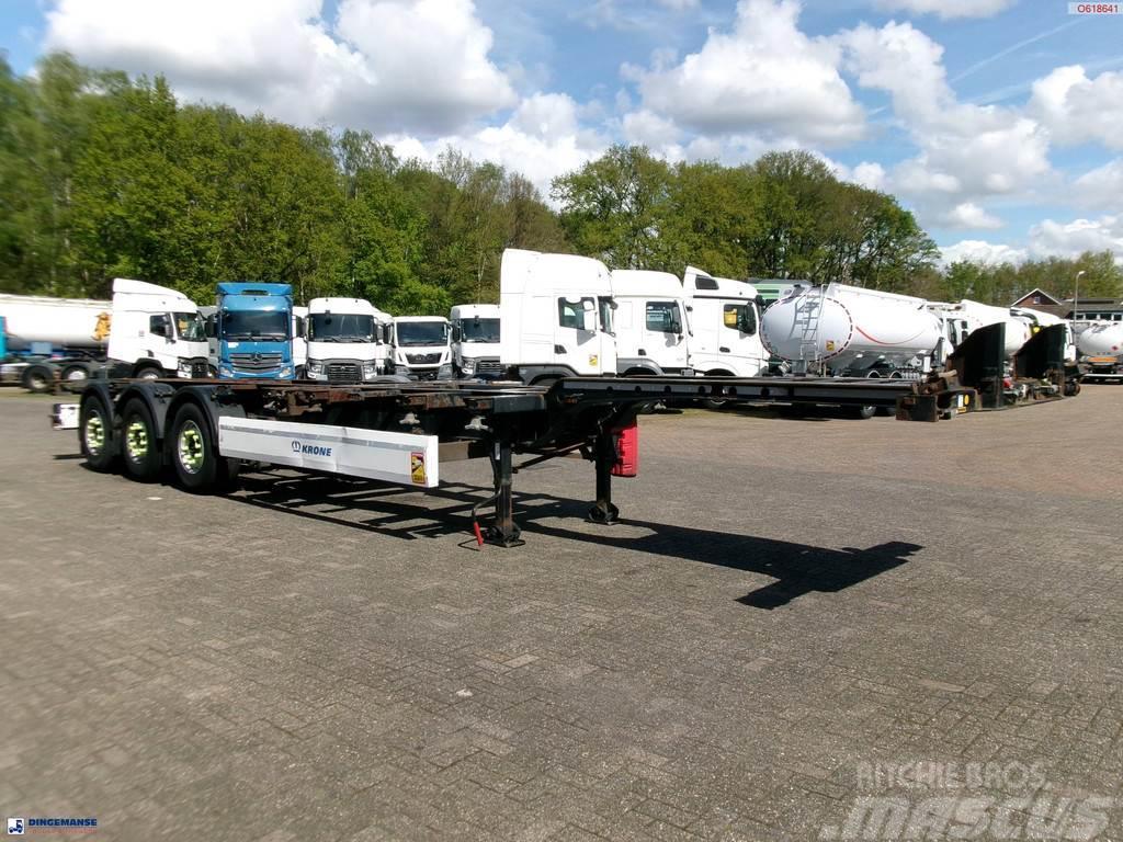 Krone 3-axle container trailer 20-30-40-45 ft DA08LNA Kontejnerové návěsy