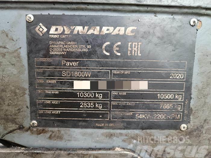 Dynapac SD1800W Finišery