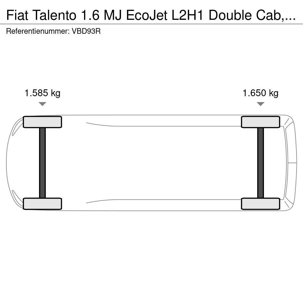 Fiat Talento 1.6 MJ EcoJet L2H1 Double Cab, Navi, Camer Skříňová nástavba