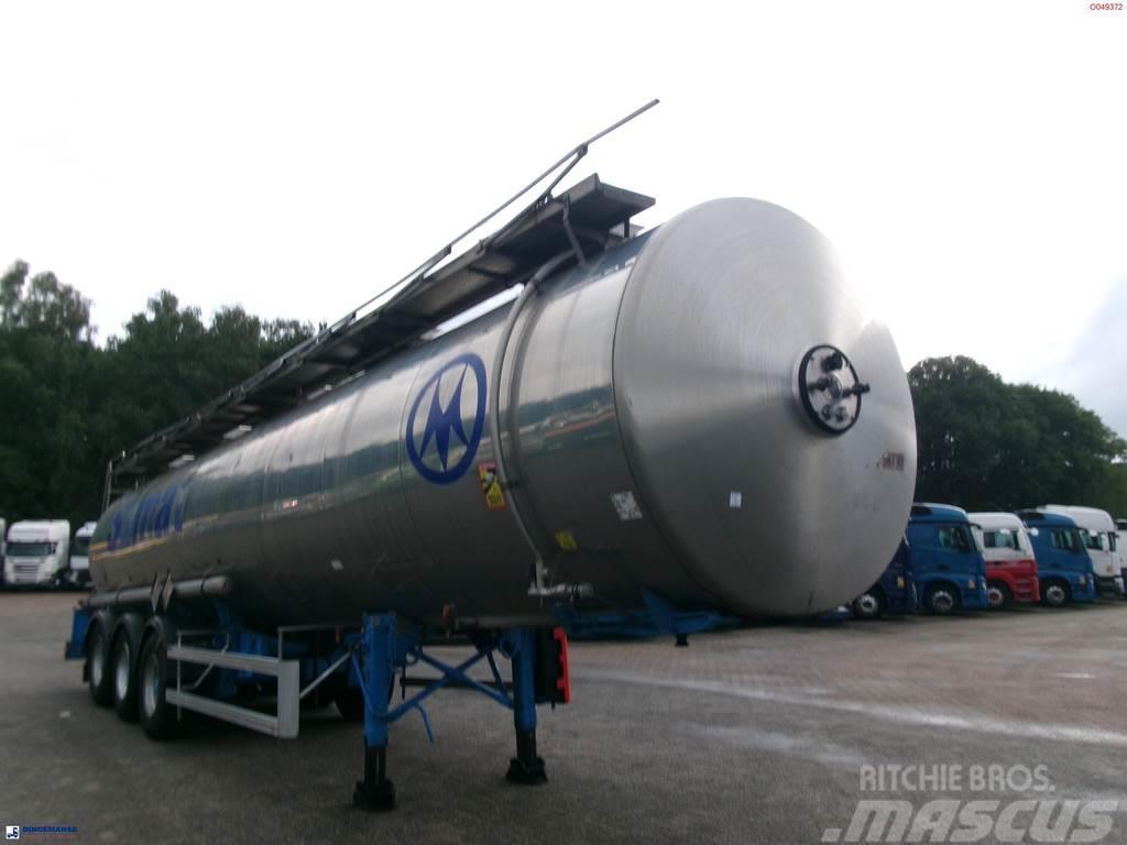 Magyar Chemical tank inox 32.5 m3 / 1 comp Cisternové návěsy