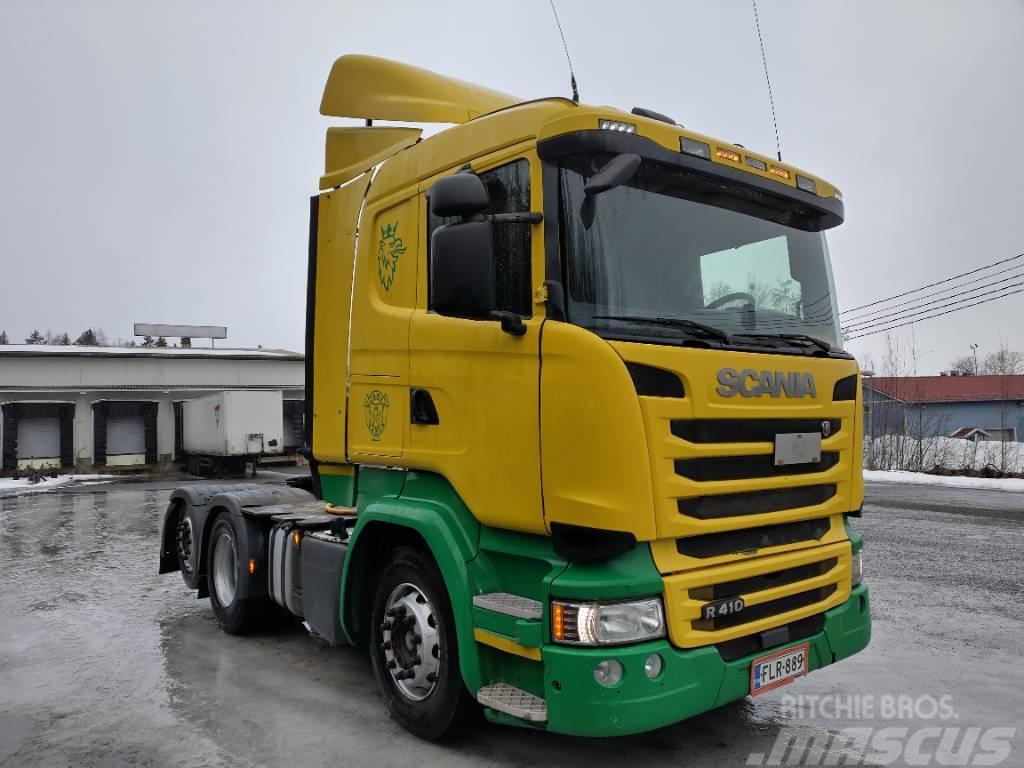 Scania R410 6x2 hydrauliikka, ADR,Euro6 Tahače