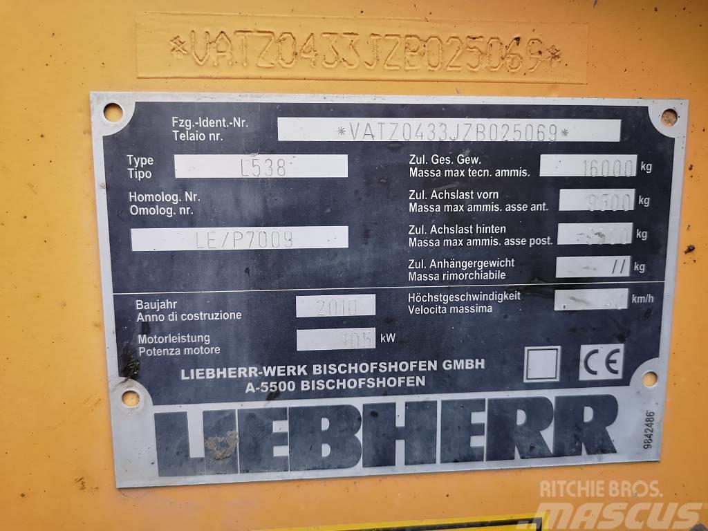 Liebherr 538 Kolové nakladače