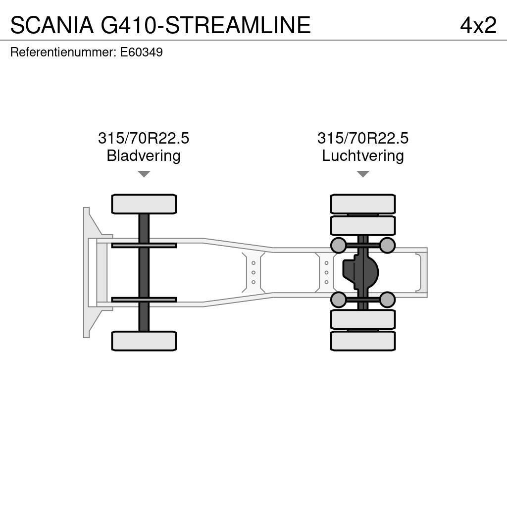 Scania G410-STREAMLINE Tahače