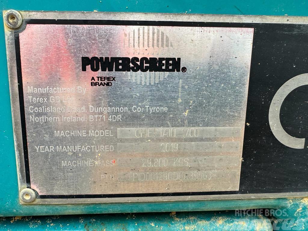 PowerScreen Chieftain 1700 Třídiče