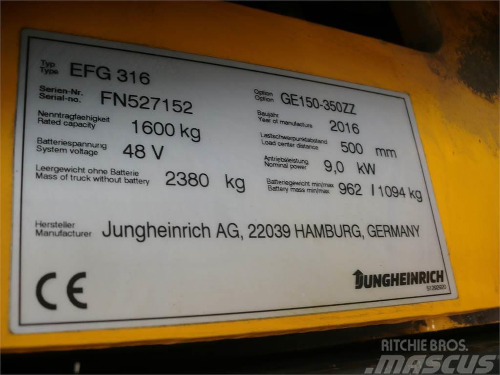 Jungheinrich EFG 316 350 ZT Akumulátorové vozíky