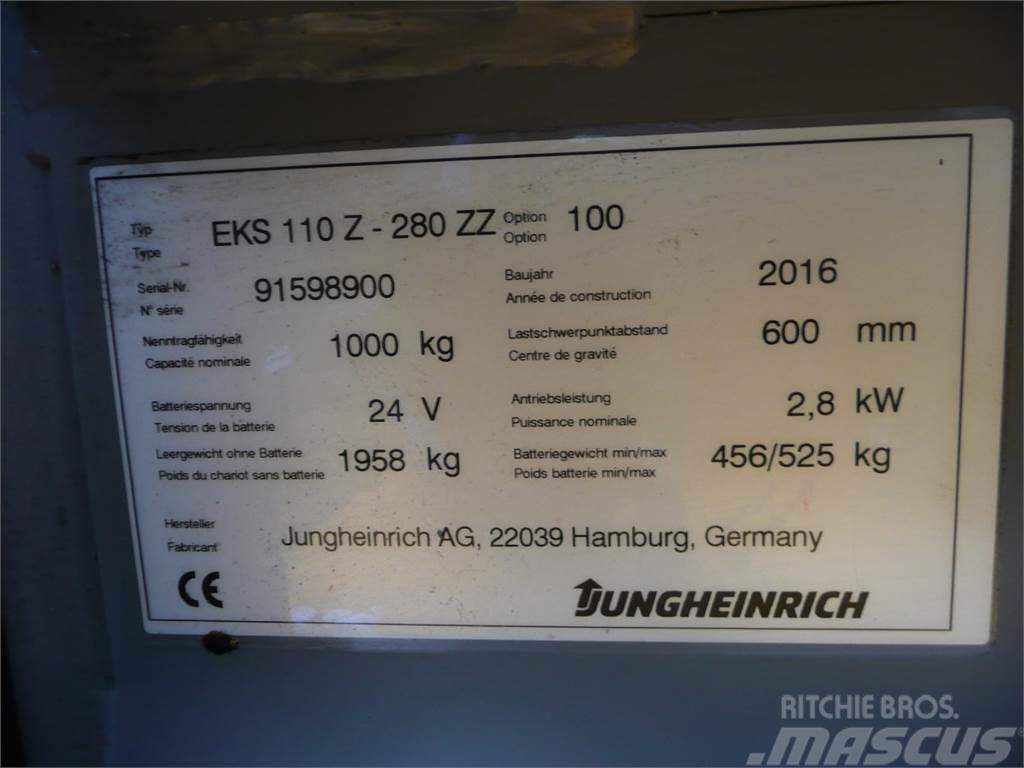 Jungheinrich EKS 110 Z 280 ZZ Vysokozdvižný vozík