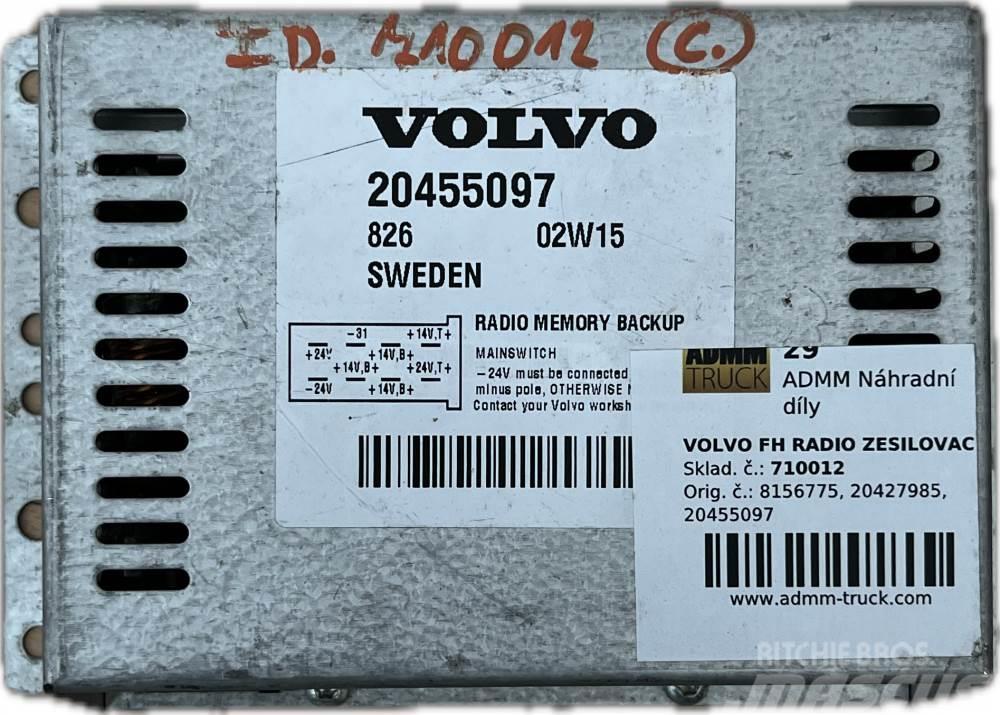 Volvo FH RADIO ZESILOVAC 8156775, 20427985, 20455097 Náhradní díly nezařazené