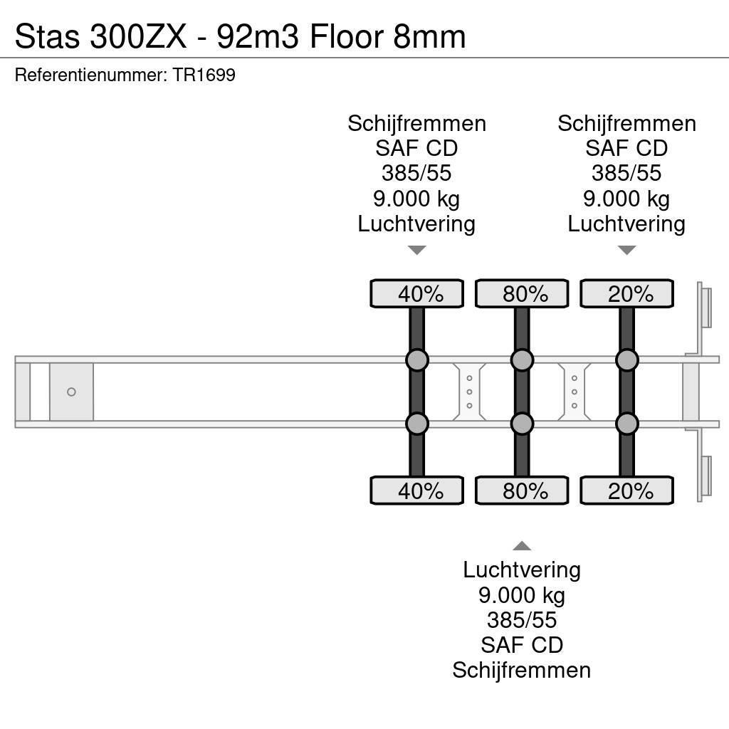 Stas 300ZX - 92m3 Floor 8mm Návěsy s pohyblivou podlahou