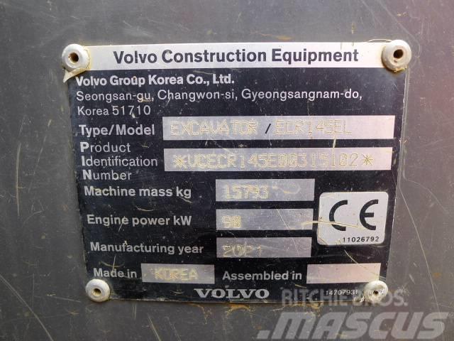 Volvo ECR145E Pásová rýpadla