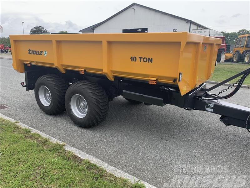 Tinaz 10 tons dumpervogn med hydr. bagklap - 60 cm sider Další komunální stroje