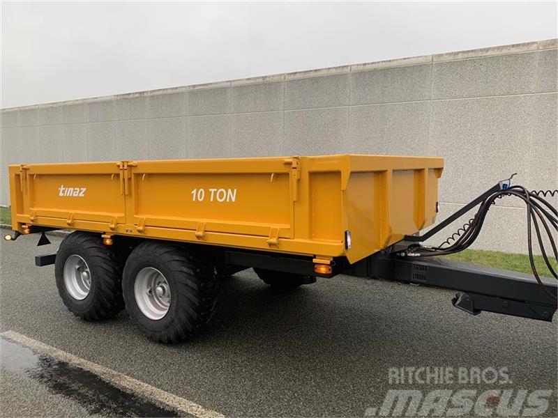 Tinaz 10 tons dumpervogn med slidsker Další komunální stroje