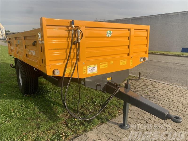 Tinaz 3,5 tons bagtipvogn Gul Sklápěcí přívěs