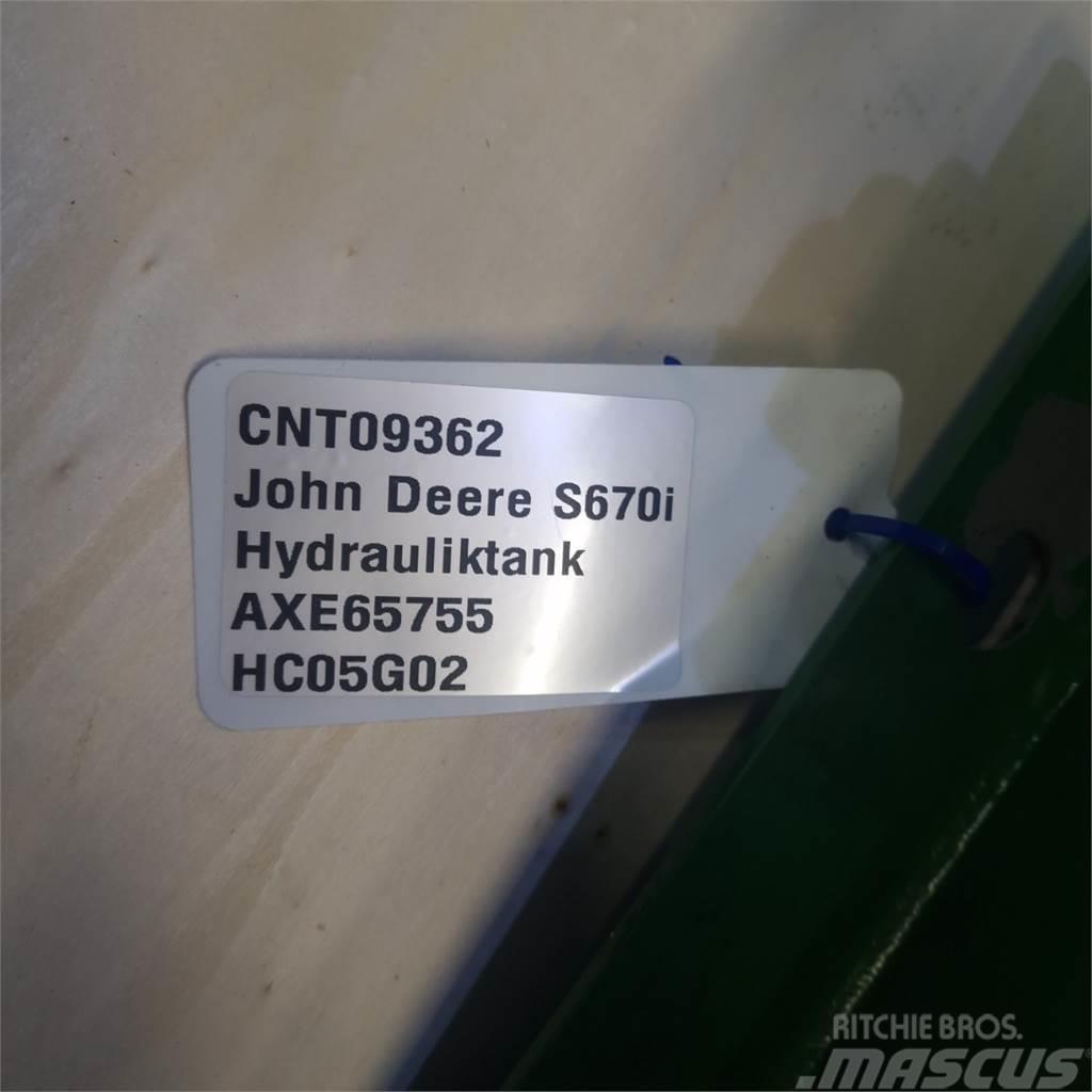 John Deere S670 Hydraulika