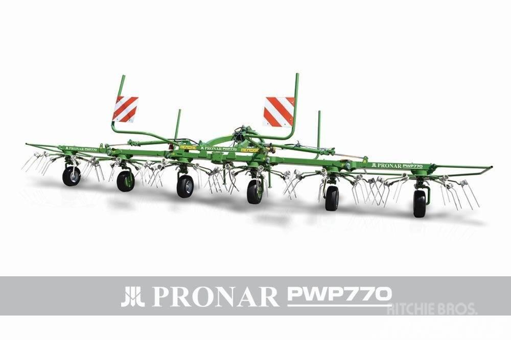 Pronar PWP770 vender på 7,7m Obraceče a shrabovače sena