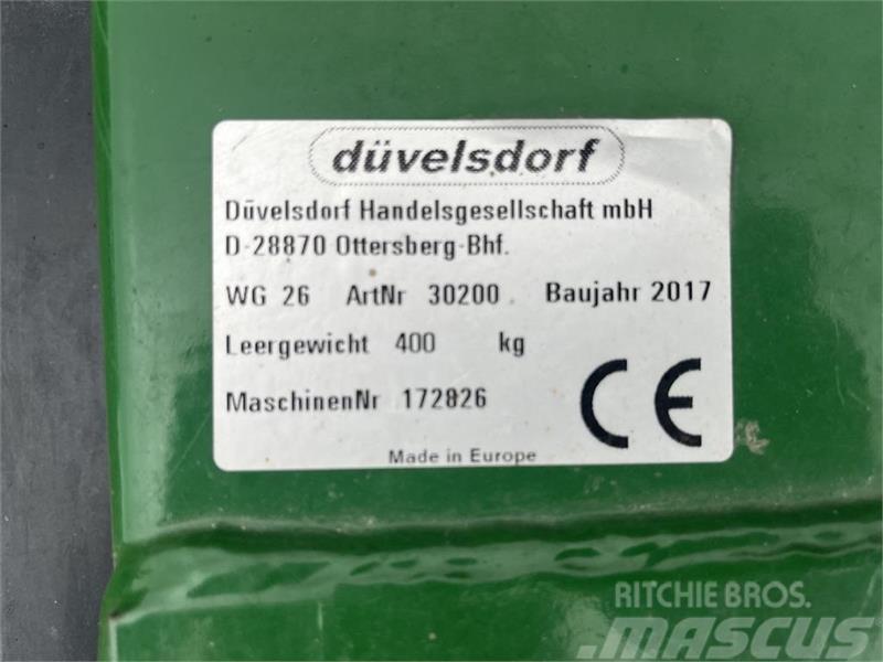 Düvelsdorf 2 M GRÆSMARKS-AFPUDSER Žací stroje