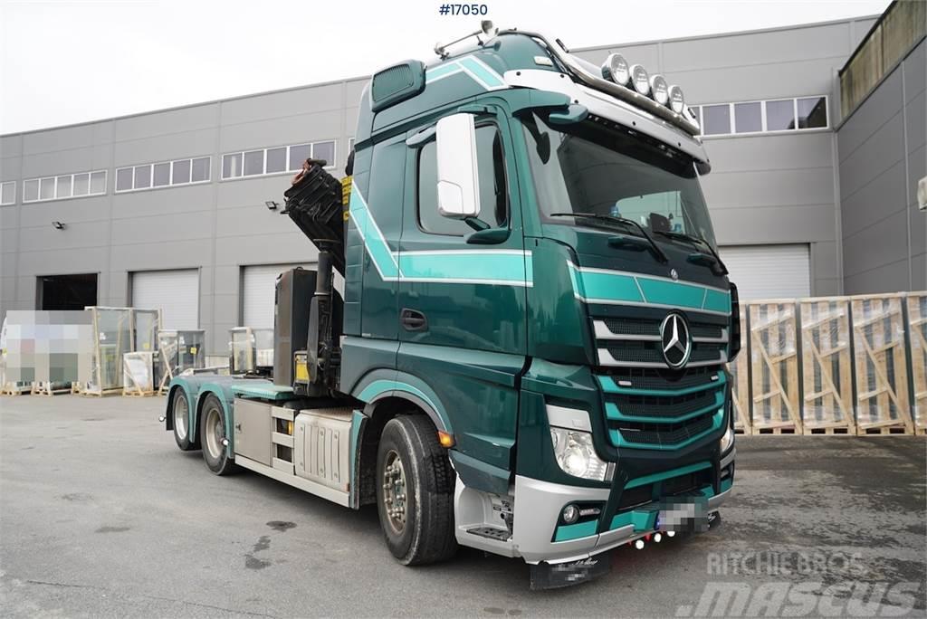 Mercedes-Benz Actros 2663 with 23t/m crane. Well equipped Autojeřáby, hydraulické ruky