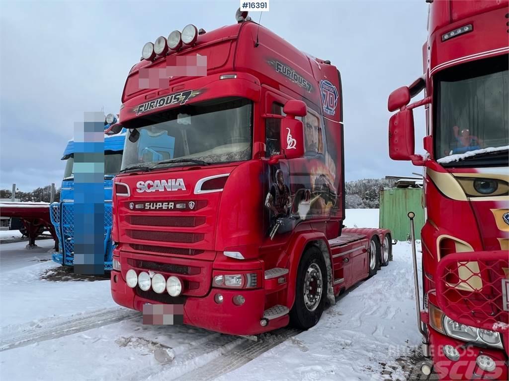 Scania R580 6x2 tractor unit w/ hydraulics Tahače