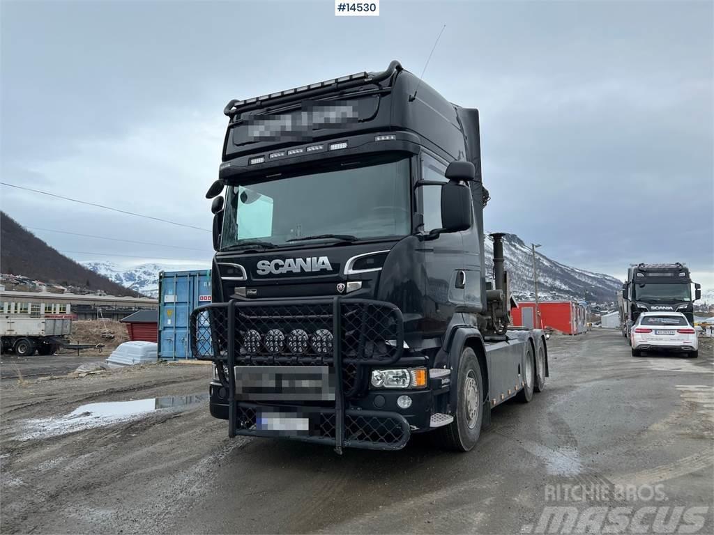 Scania R730 6x4 Crane hauler w/ 22 t/m palfinger crane Autojeřáby, hydraulické ruky