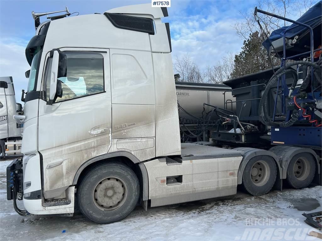 Volvo FH 540 6x4 Plow rig tractor w/ hydraulics and only Tahače