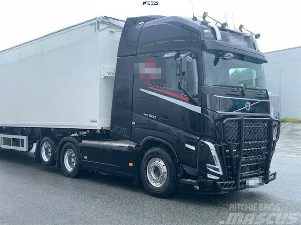 Volvo FH500 6x2 truck with hyd. XXL cabin and only 56,50 Tahače