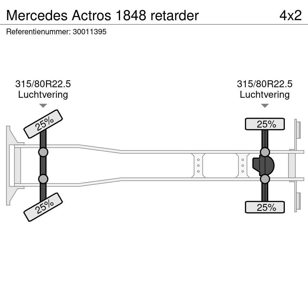 Mercedes-Benz Actros 1848 retarder Nákladní vozidlo bez nástavby