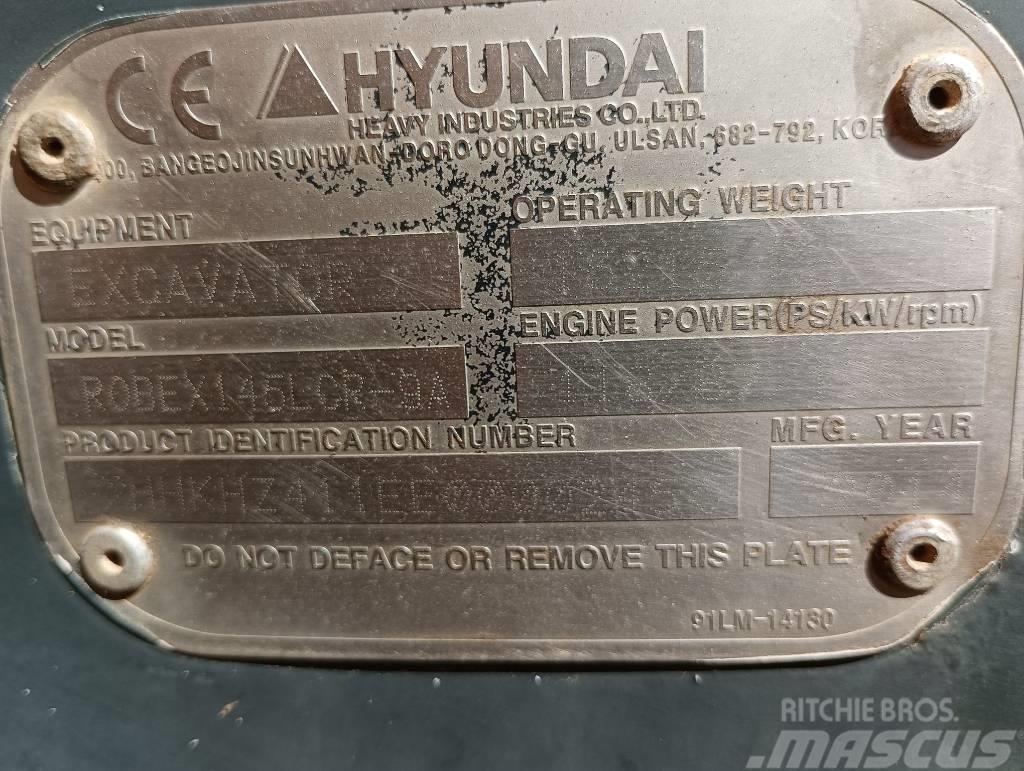 Hyundai R 145 Pásová rýpadla