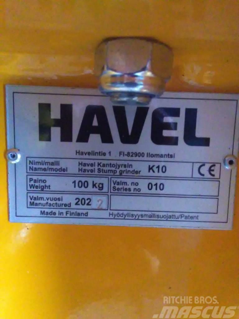  Havel K10 kantojyrsin 1,5-10 t koneisiin Silniční frézy