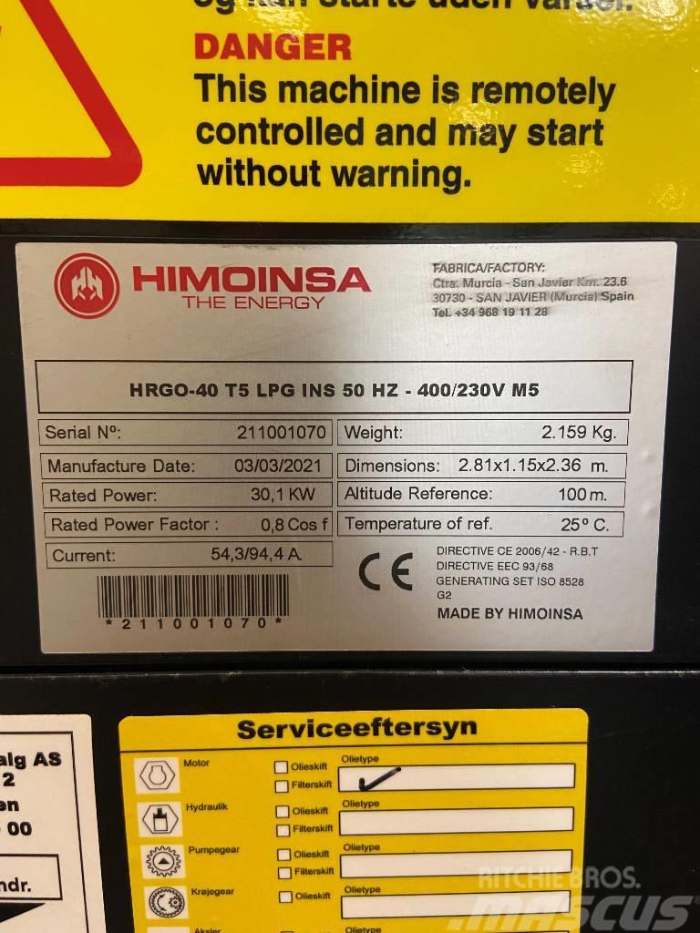 Himoinsa HRGO-40 T5 LPG Plynové generátory