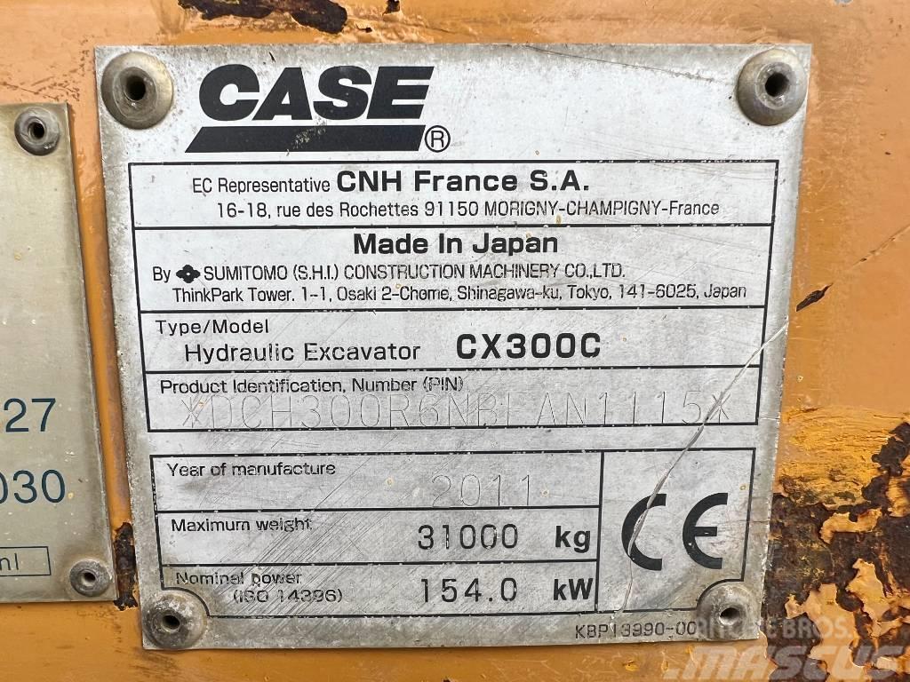 CASE CX300C - Dutch Machine / CE + EPA Stroje pro manipulaci s odpadem