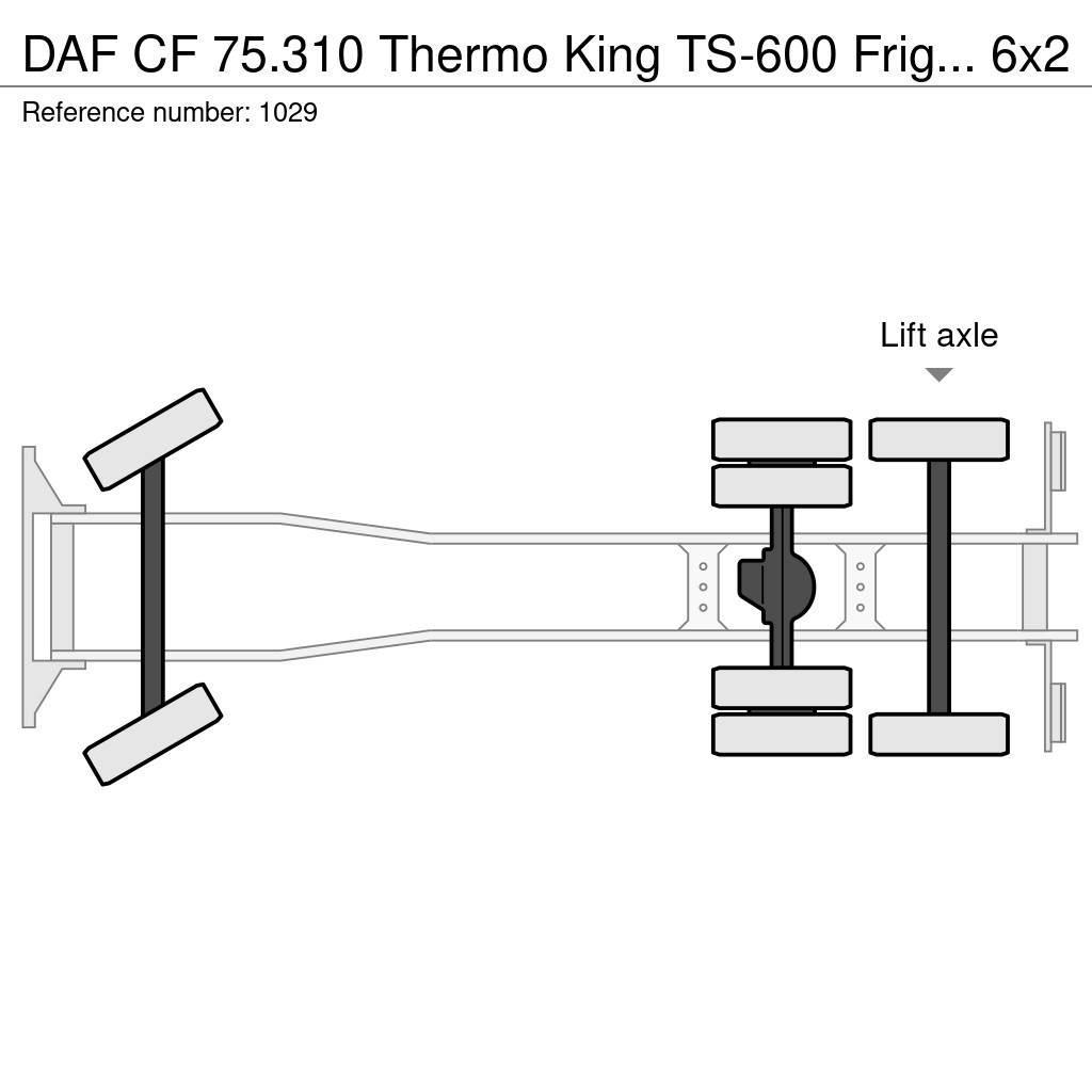 DAF CF 75.310 Thermo King TS-600 Frigo 6x2 Manuel Gear Chladírenské nákladní vozy