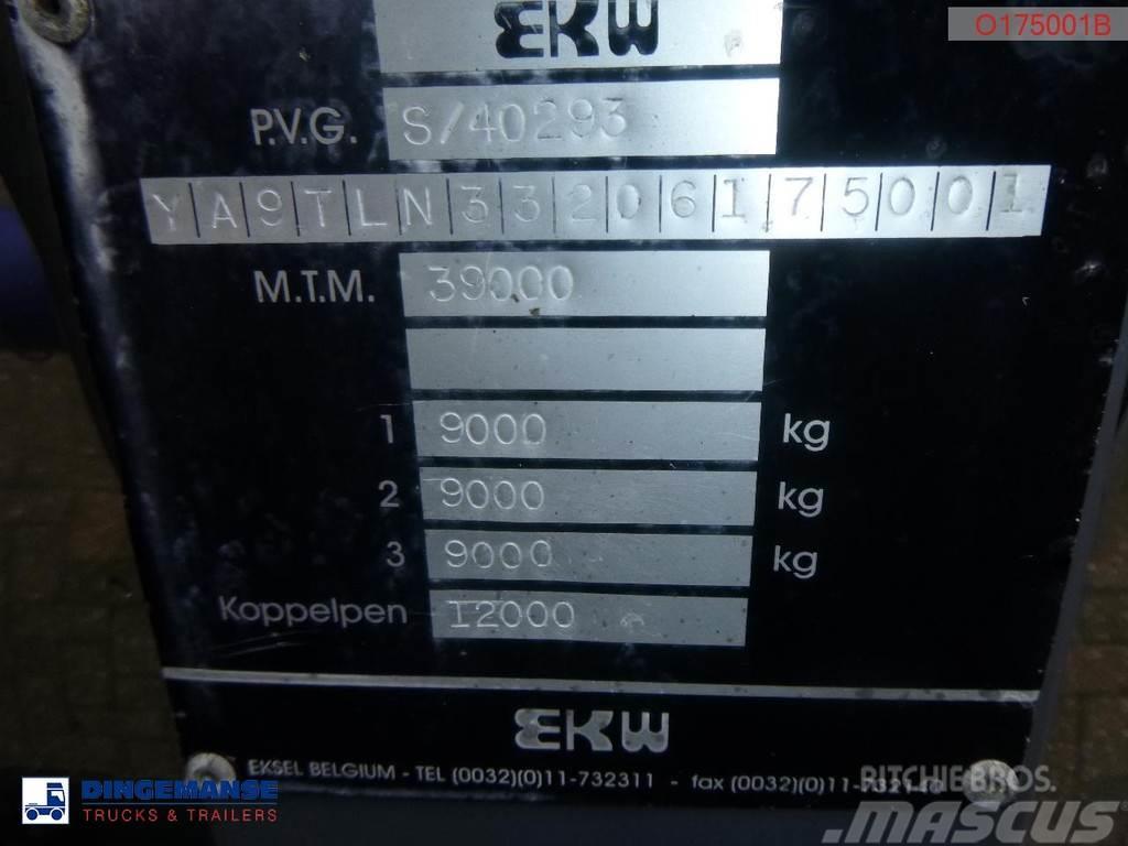 EKW Heavy oil tank inox 32.6 m3 / 1 comp Cisternové návěsy