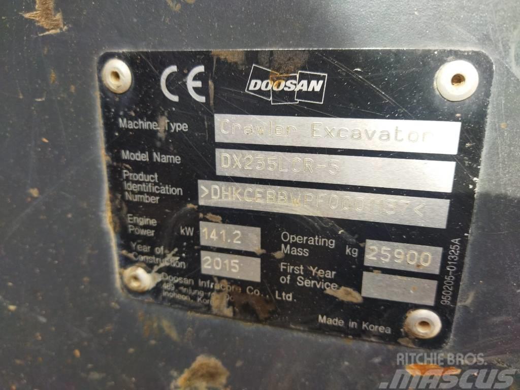 Doosan DX 235 LCR Pásová rýpadla