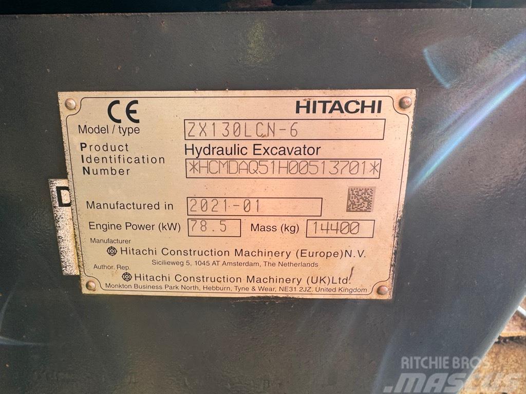 Hitachi ZX 130-6 Pásová rýpadla