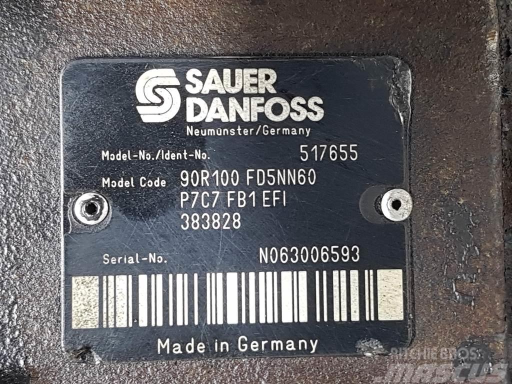 Sauer Danfoss 90R100FD5NN60P7C7-517655-Drive pump/Fahrpumpe Hydraulika