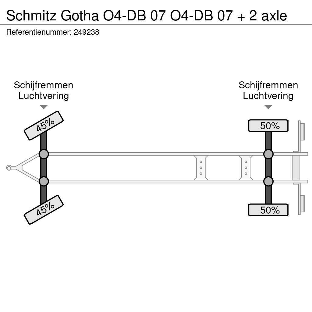 Schmitz Cargobull Gotha O4-DB 07 O4-DB 07 + 2 axle Plachtové přívěsy