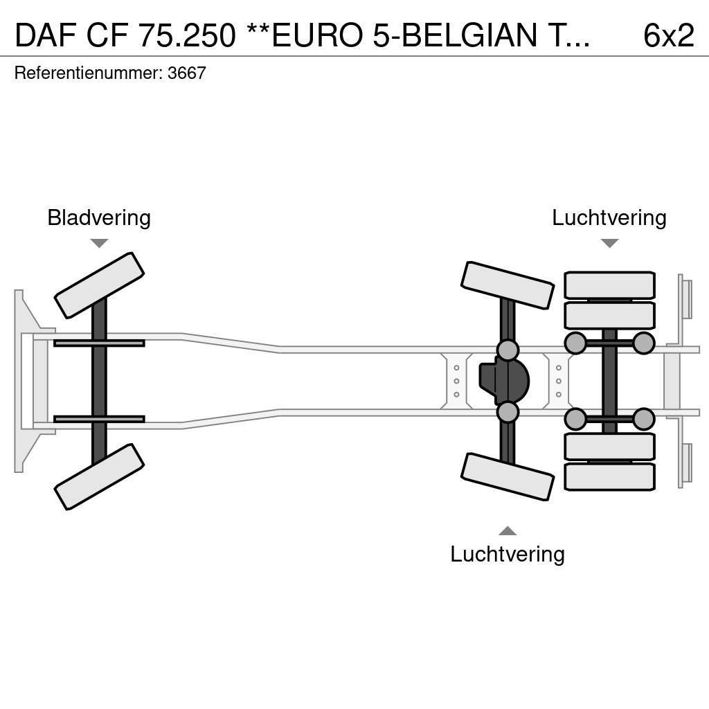 DAF CF 75.250 **EURO 5-BELGIAN TRUCK-REFUSE TRUCK** Popelářské vozy