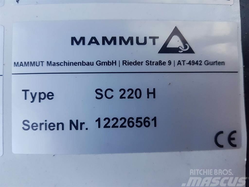 Mammut SC220H - Silage cutter/Silageschneider/Kuilhapper Krmítka, krmné žlaby