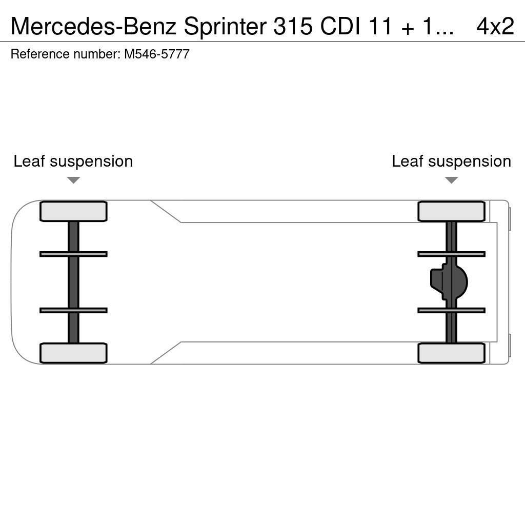 Mercedes-Benz Sprinter 315 CDI 11 + 1 SEATS / LIFT Městské autobusy