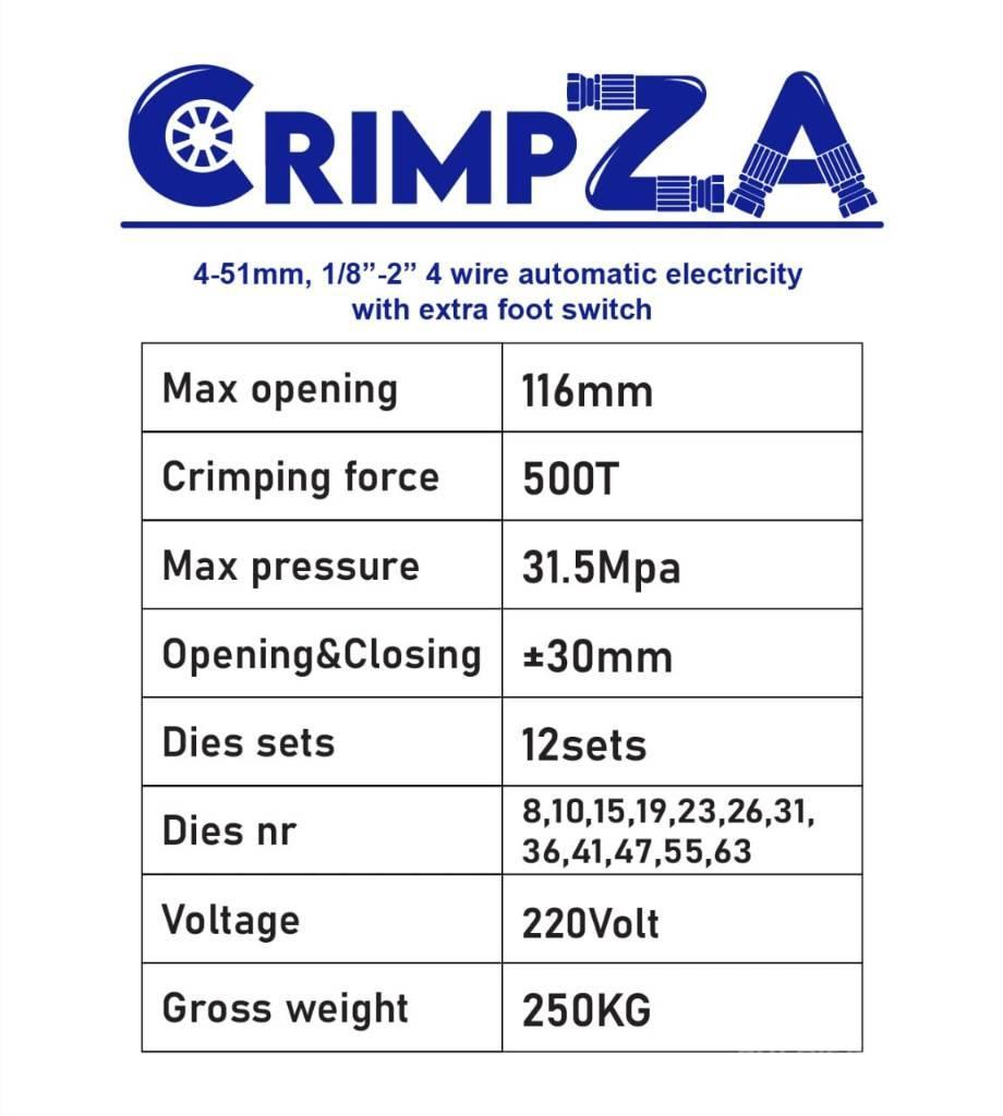  CrimpZA Crimping, Skiving, Cutting Equipment 12v/2 Ostatní