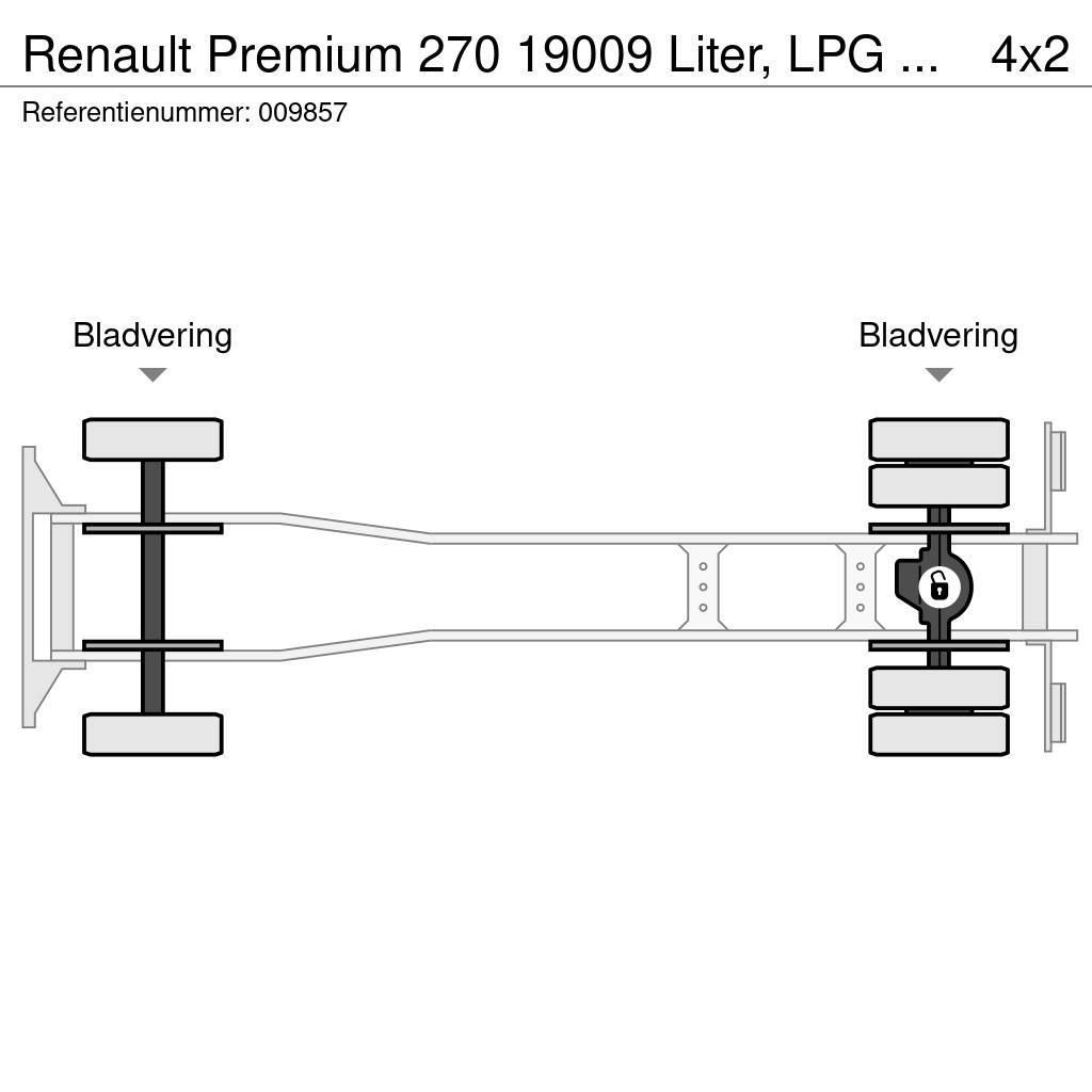 Renault Premium 270 19009 Liter, LPG GPL, Gastank, Steel s Cisternové vozy