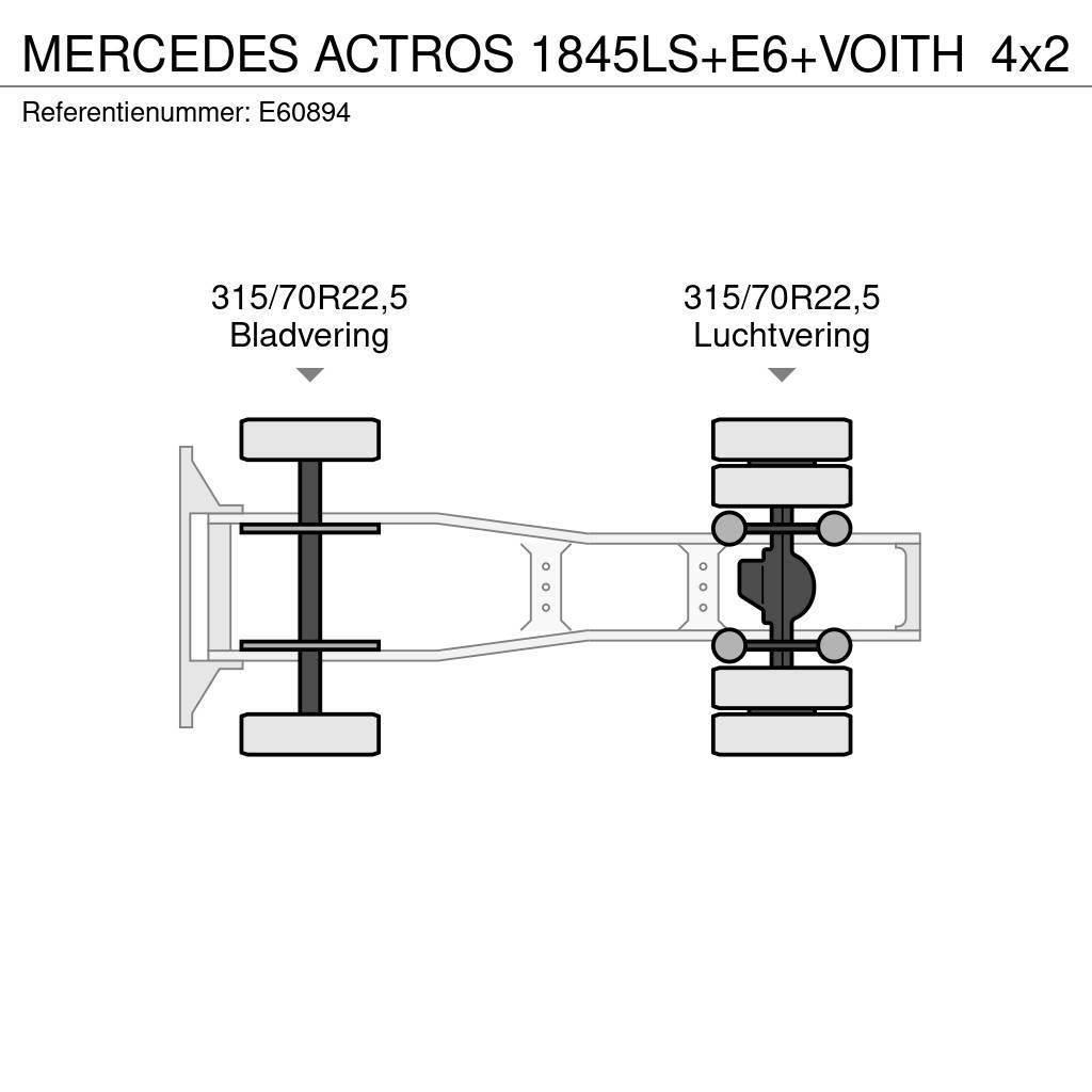 Mercedes-Benz ACTROS 1845LS+E6+VOITH Tahače
