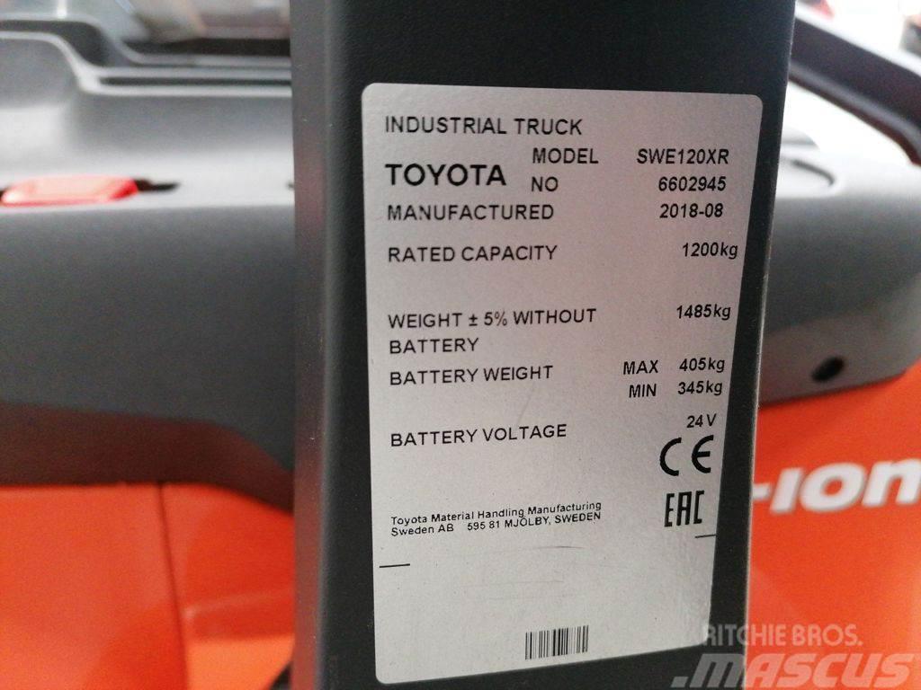 Toyota SWE120XR Li-ion Ručně vedené vysokozdvižné vozíky