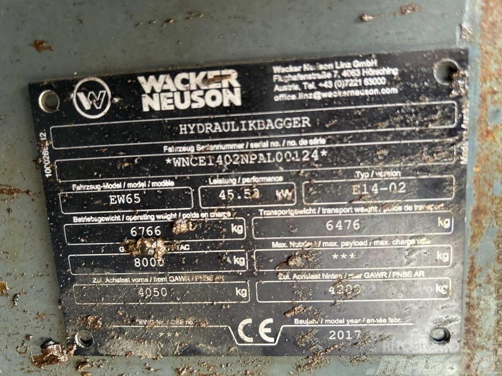 Wacker Neuson EW65 Kolová rýpadla