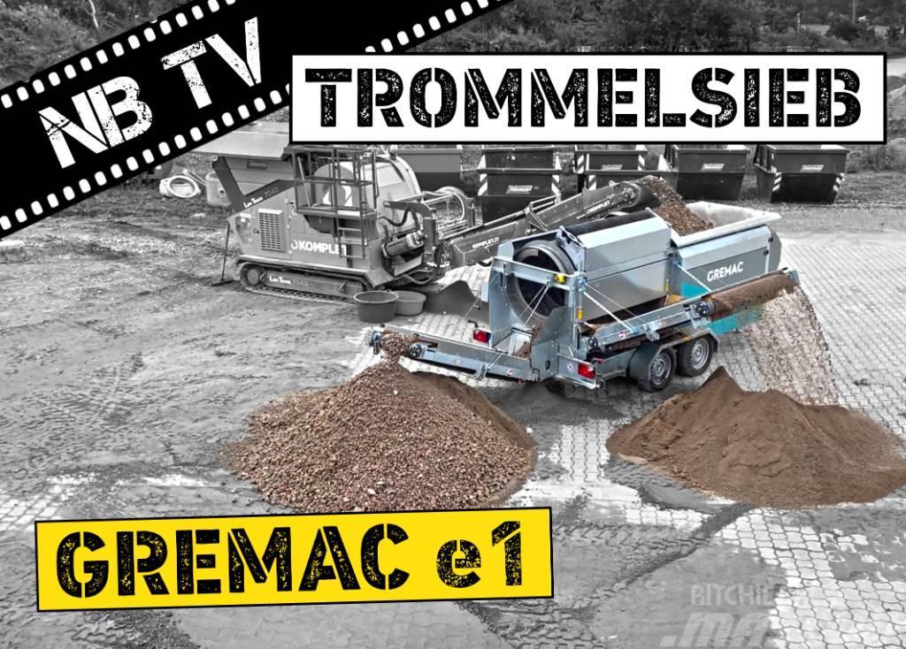 Gremac e1 Trommelsiebanlage - Radmobil Mobilní třídiče