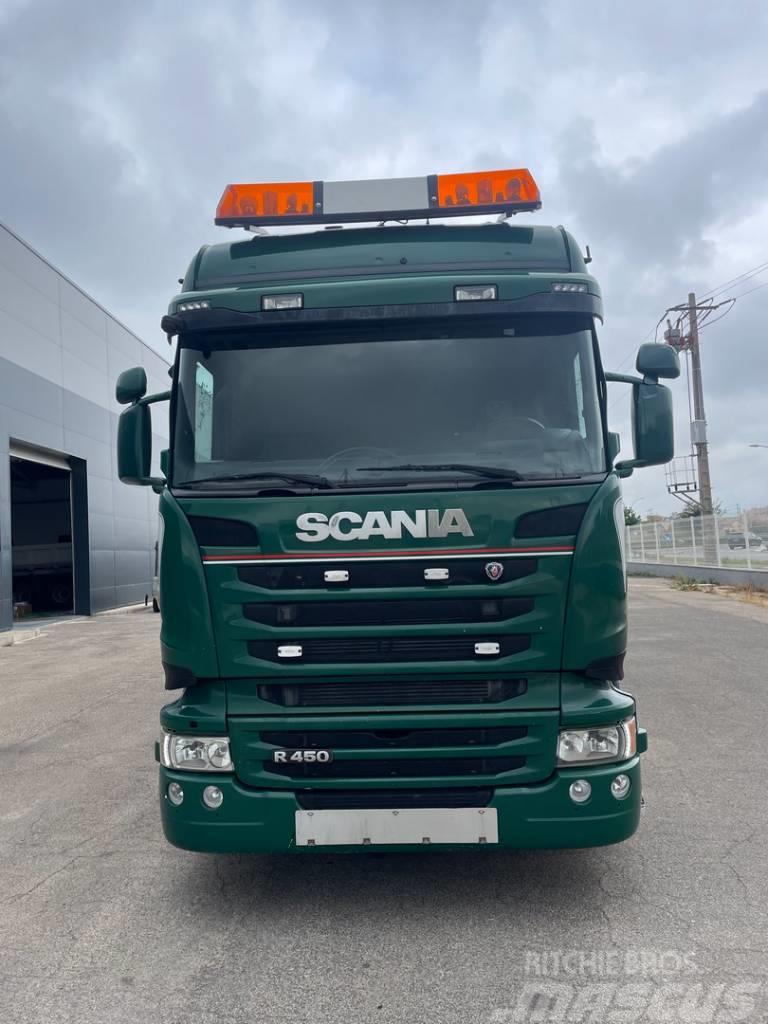 Scania R450 grúa Palfinger 18002 Autojeřáby, hydraulické ruky