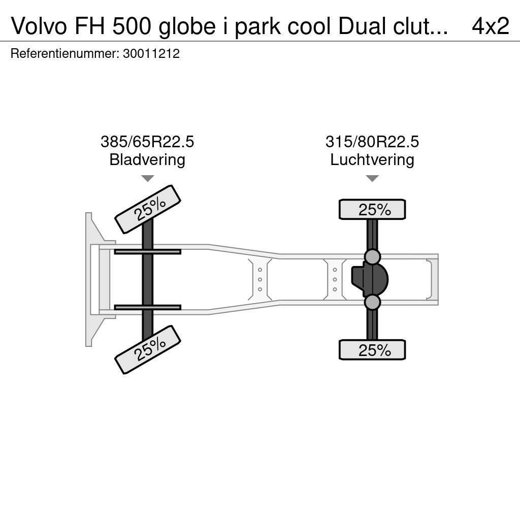 Volvo FH 500 globe i park cool Dual clutch21/12/16 Tahače
